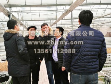張總與哈薩克斯坦技術(shù)人員交流